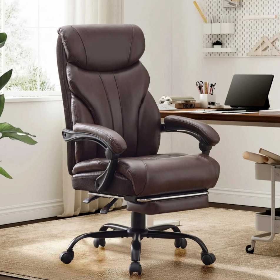 500lbs Big and Tall Office Chair Wide Ergonomic Computer Desk Chair Adjustable