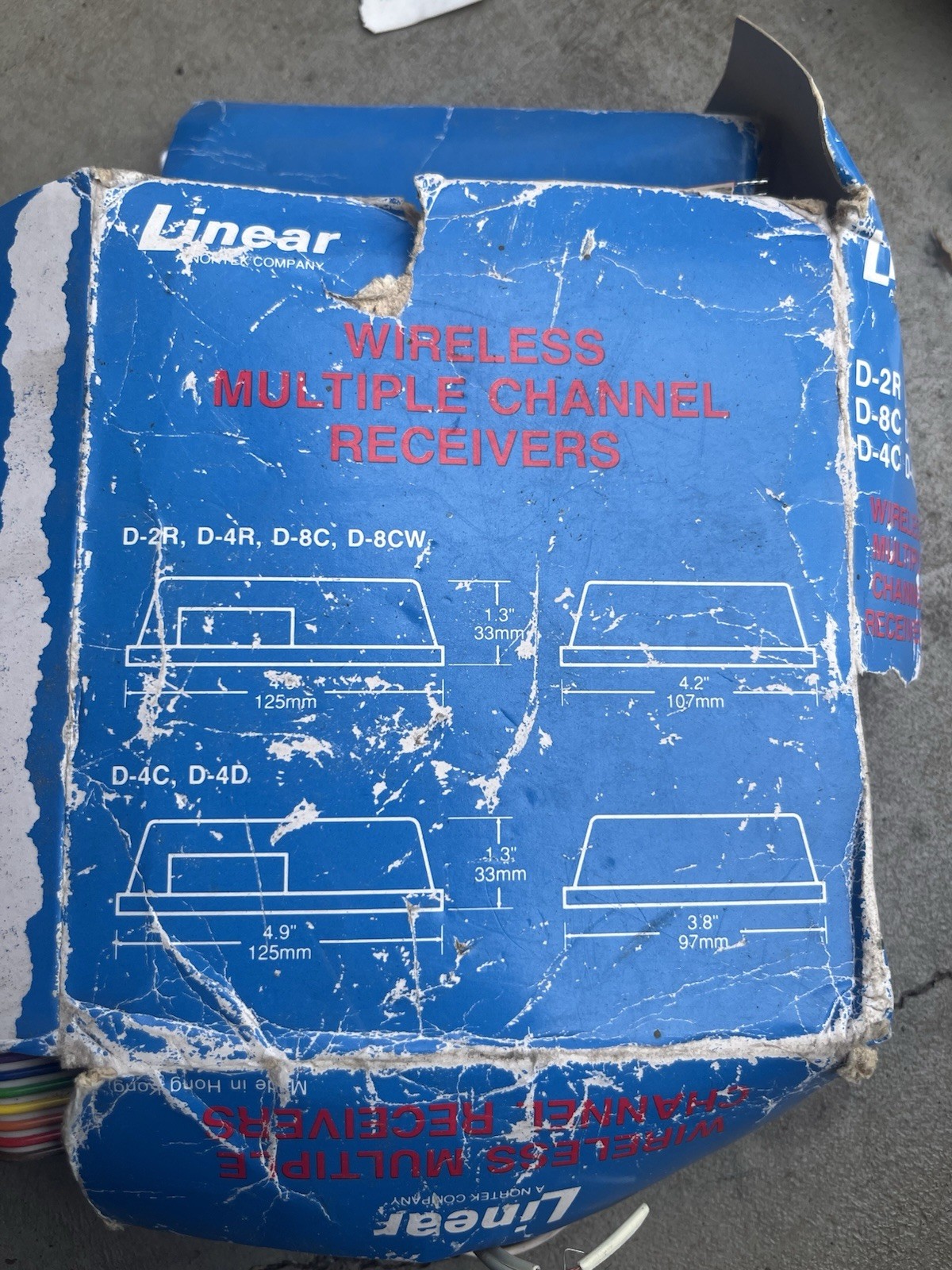 Linear Alert D-4R RECEIVER new old stock