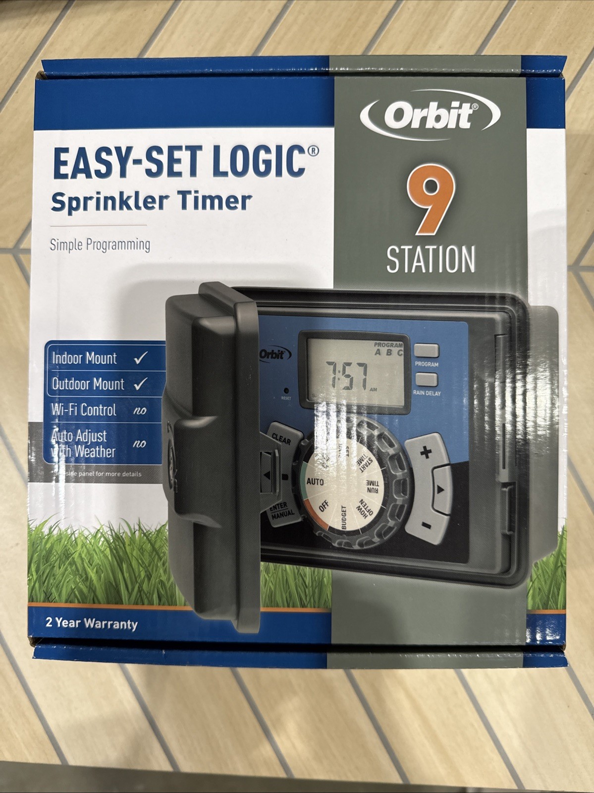 Orbit 27999 9-Station Indoor/Outdoor Irrigation Timer Sprinkler Controller