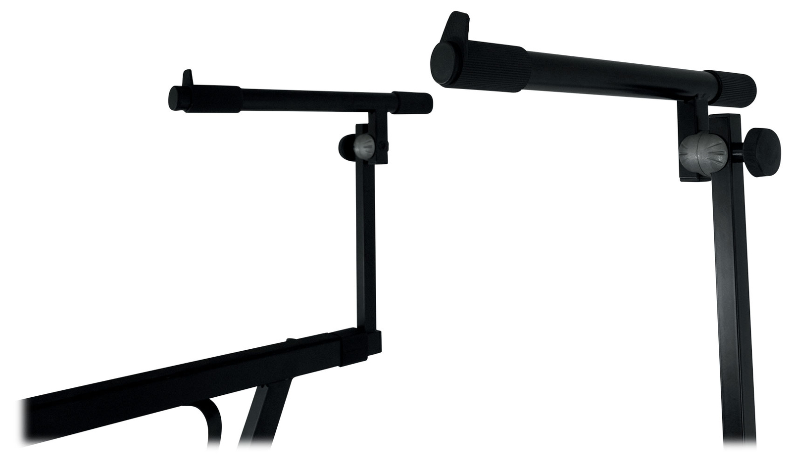 Rockville Z45W Z-Style 2-Tier Keyboard Stand+Wheels Fits Roland VR-09