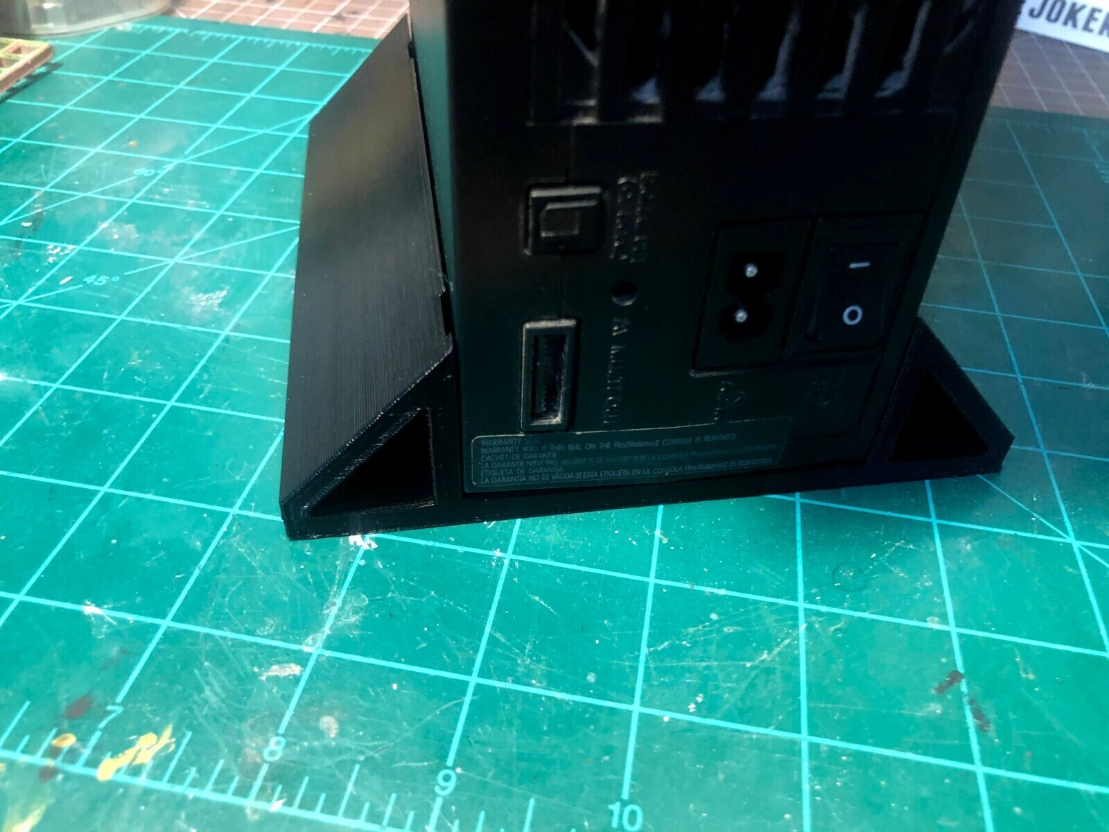 Fat Vertical Stand Original for Sony PlayStation 2 Console Display Case Desk