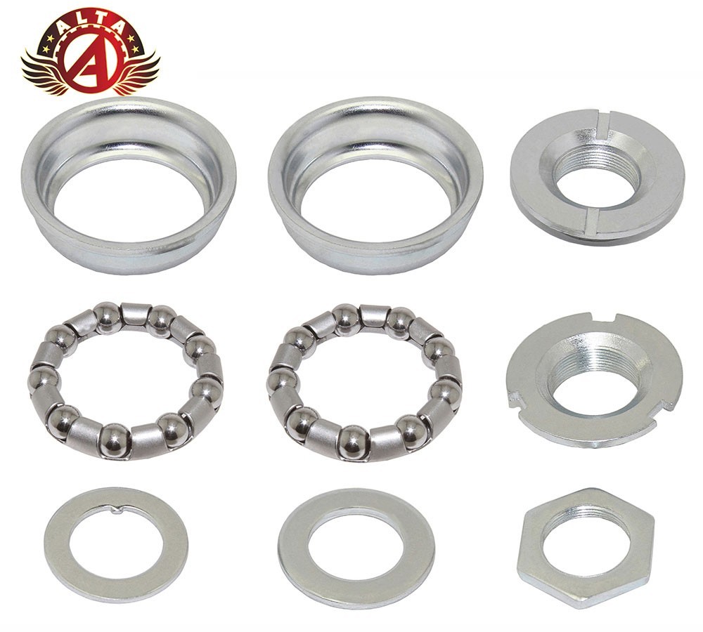 ALTA Bottom Bracket Set with Bearings 1-Piece Crank, 5/16x7, BMX & Cruiser Bikes