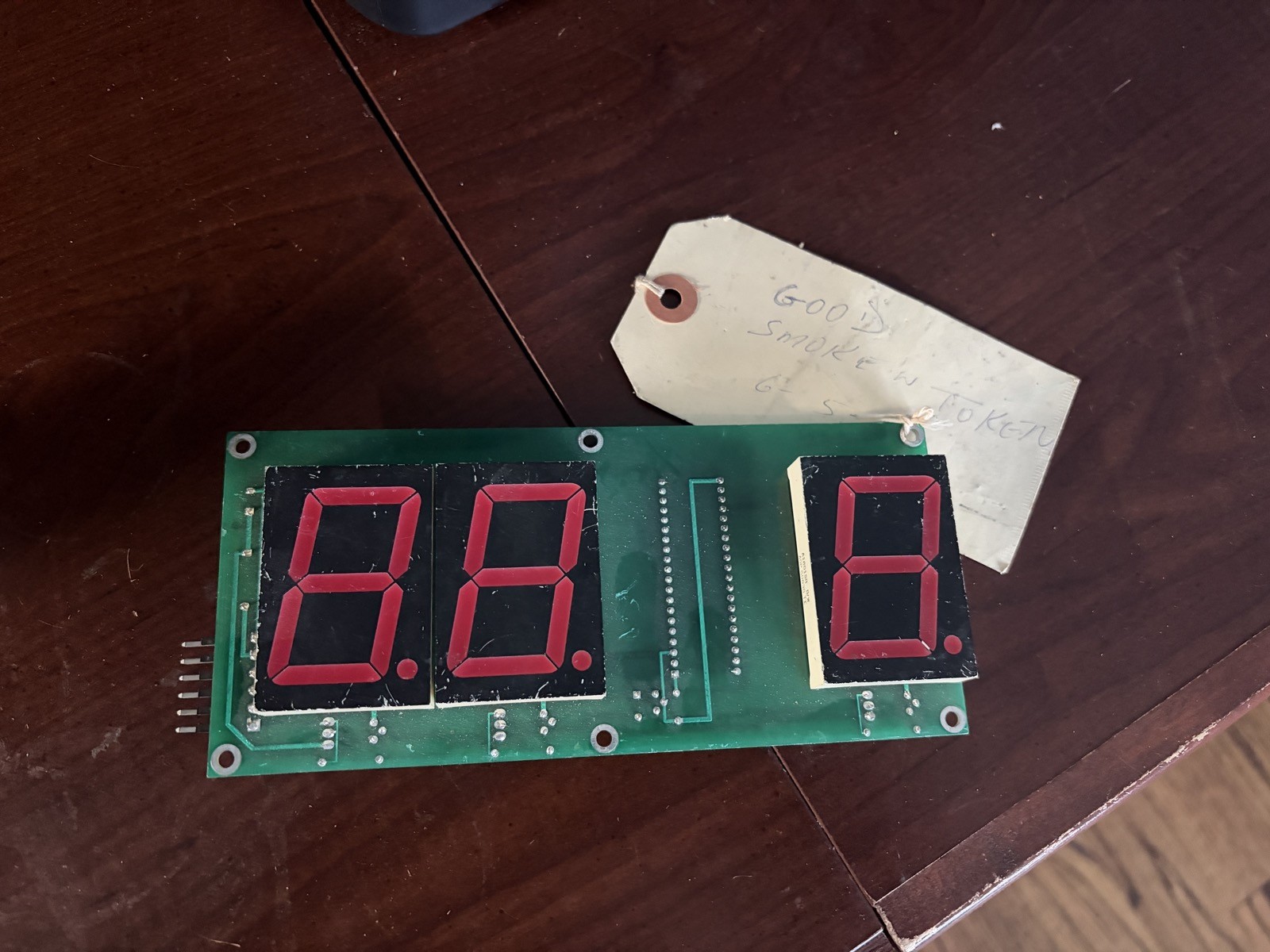 Smoken Token Display Board Used