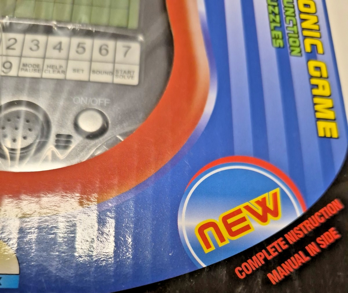 Sudoku Electronic Handheld Game YD-638 With Time Date Clock New