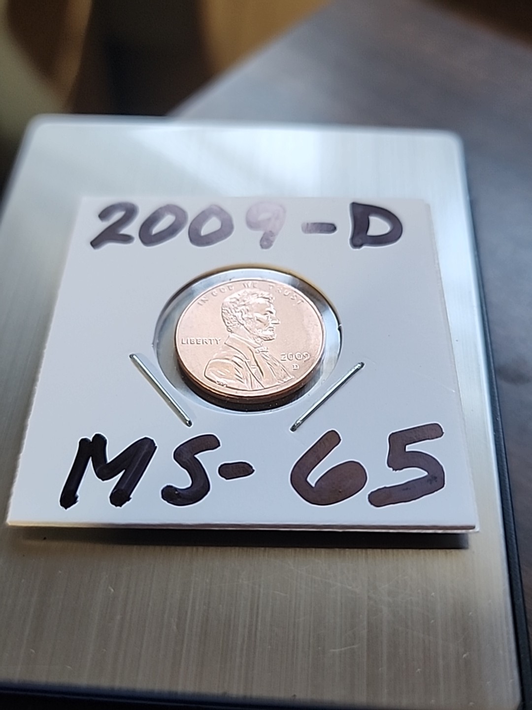 2009-D Lincoln bicentennial coin DDO Error Uncirculated Penny