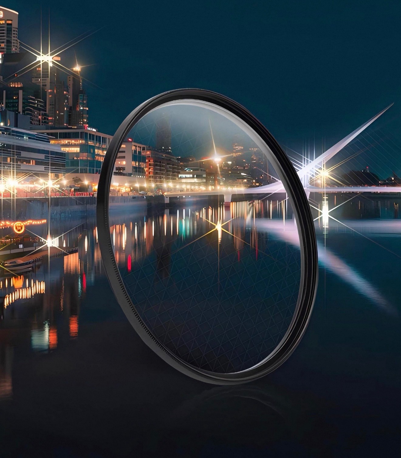 6 Point Cross Start Effect Magic Starburst Lens Filter 40.5-82mm