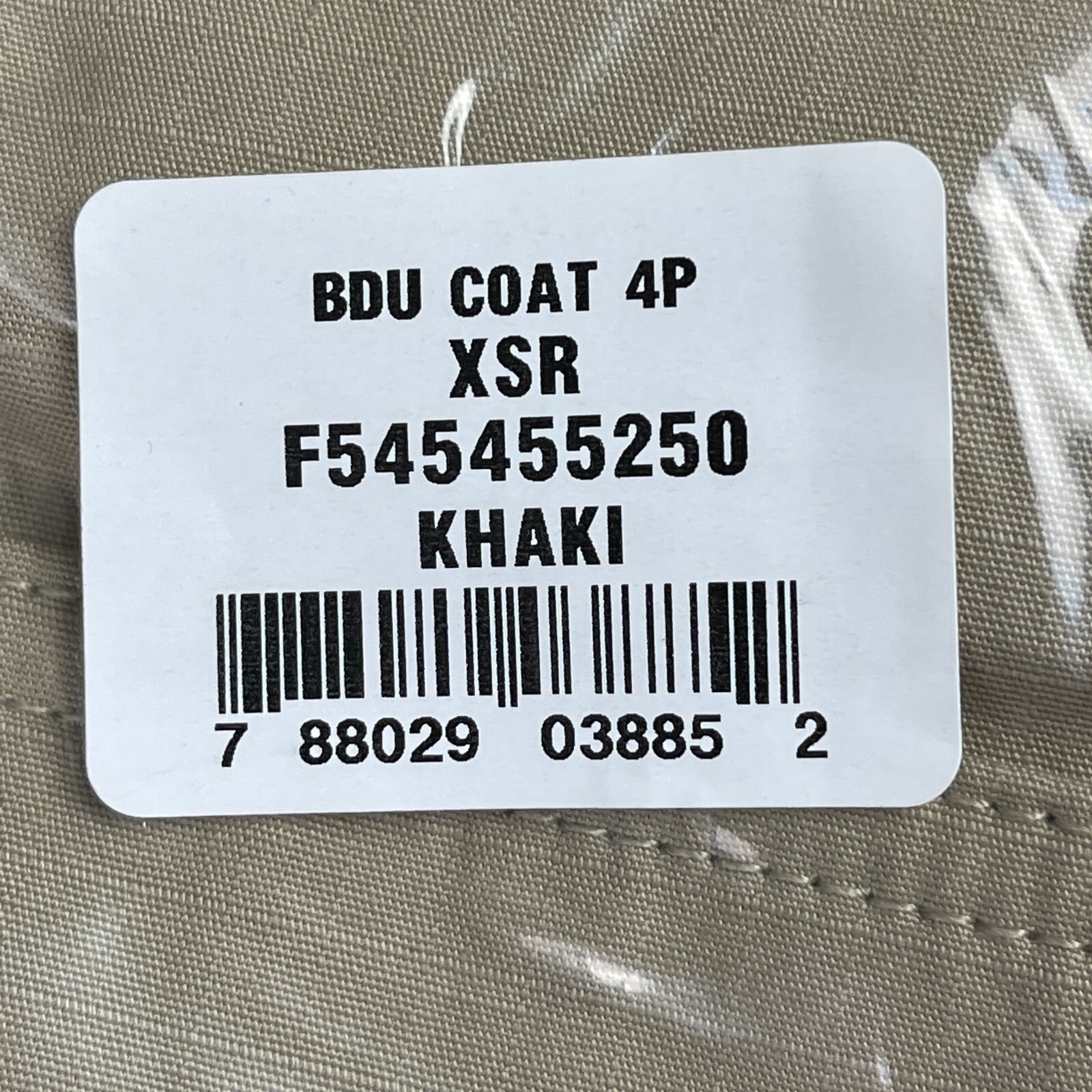 NEW BDU Propper Jacket - Tan - X-Small Regular