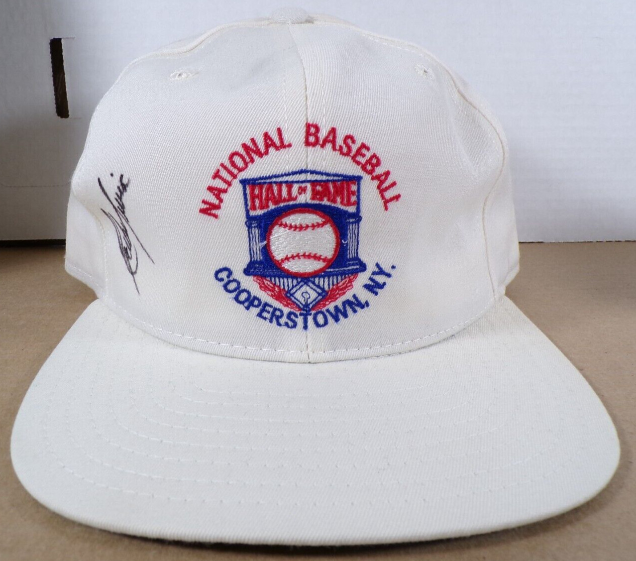 National Baseball Hall Of Fame New Era Autographed Snapback Hat w/COA 121924DMT