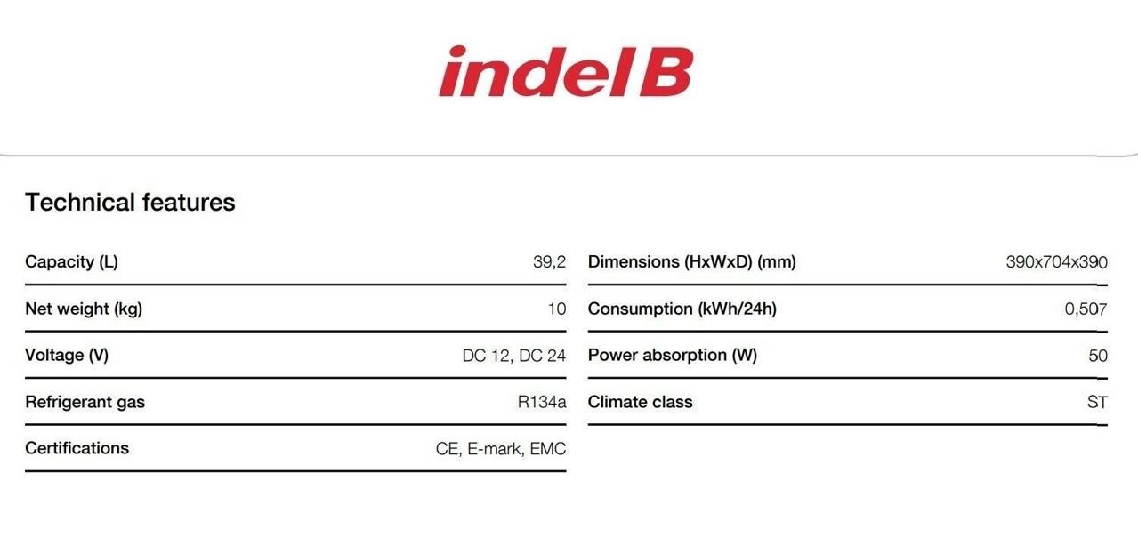 NEW MAN TGX refrigerator from 2018 IndelB TB40