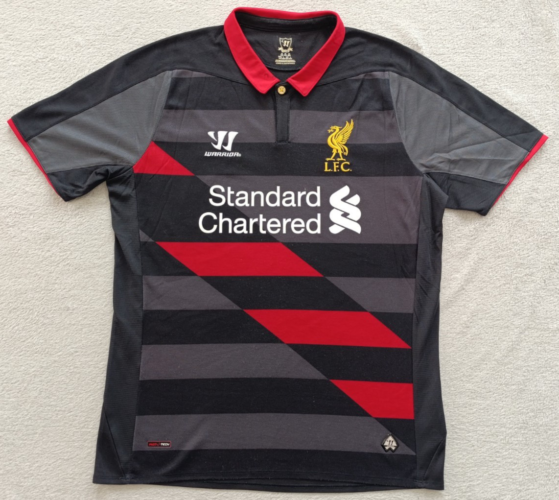 Liverpool 2014 - 2015 Warrior Black Third Football Soccer shirt jersey size M
