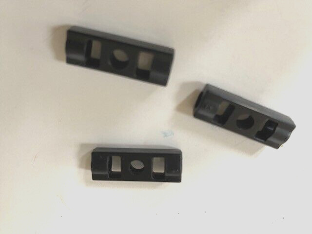 VEX Robotics Parts: 1" Double-Sided, Open End Connectors w/ Center Hole - 3 Pcs