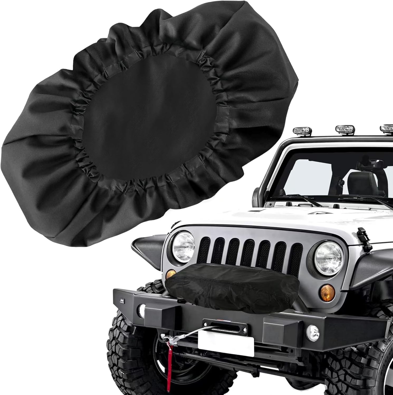 Winch Cover, New Upgrade Heavy Duty 600D Oxford Fabric Winch Covers for