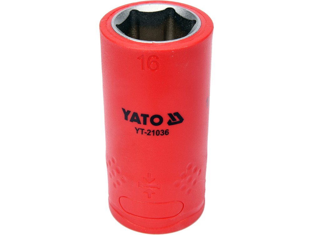 Yato socket wrench insert fully insulated 16 mm 1/2" hexagonal VDE 1000 YT-21036