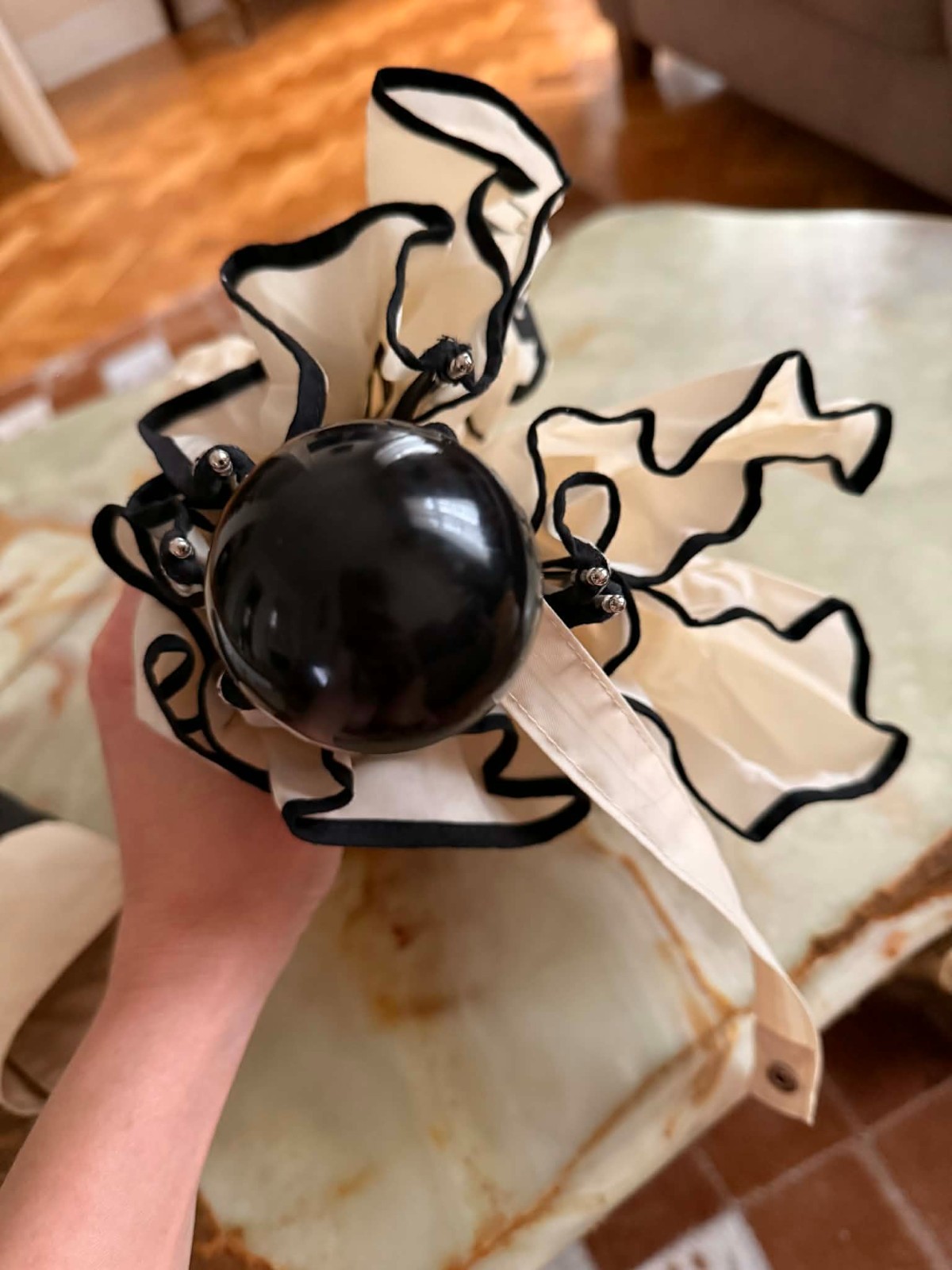 Rare vintage authentic Chanel umbrella – chic statement piece