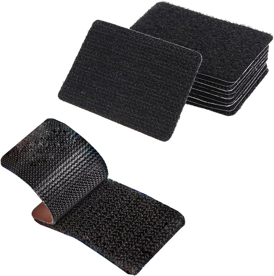 20 Pack Hook and Loop Tape Adhesive Double Sided Non Slip Couch Cushion Grip