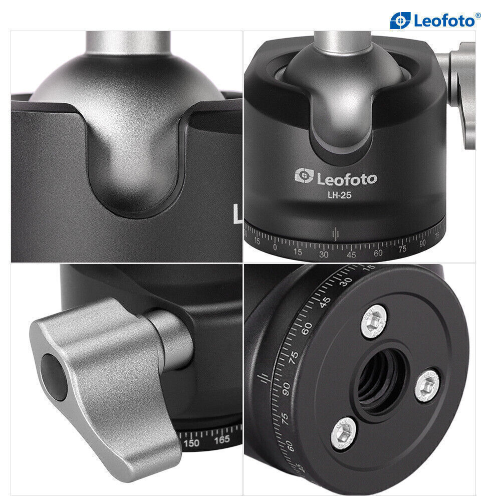 Leofoto LS-223C+LH-25 Tripod with ball head Portable Mini Carbon Fiber Tripod