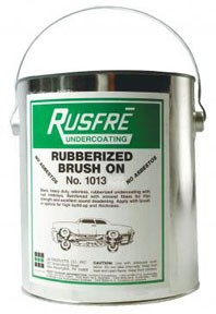 Brush-On Rubberized Undercoating, 1-Gallon 1013 RUSFRE Black 882871000217