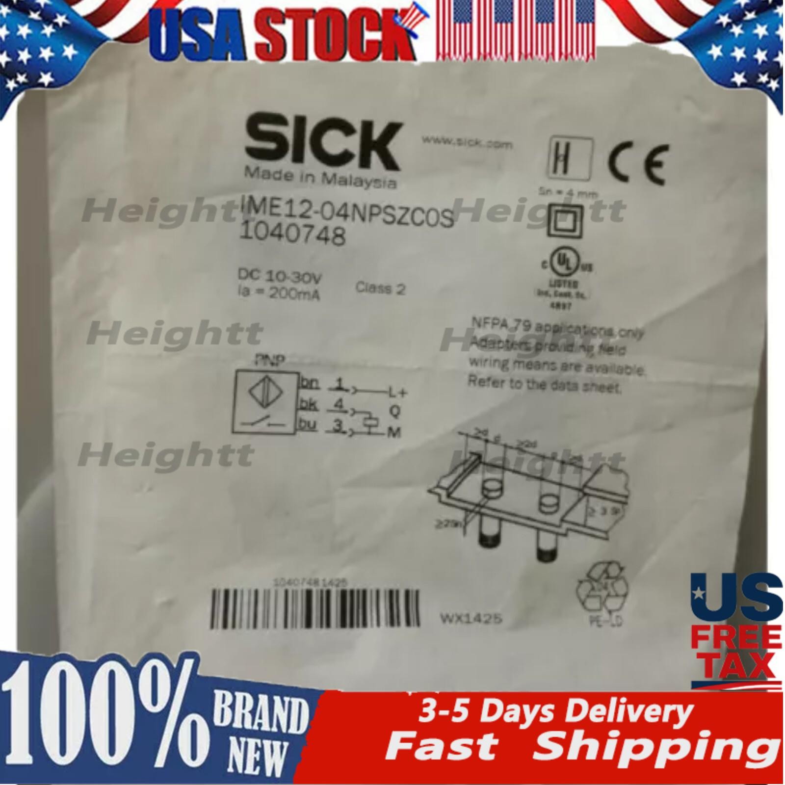 New Sick IME1204NPSZC0S 1040748 IME12-04NPSZC0S Proximity Sensor
