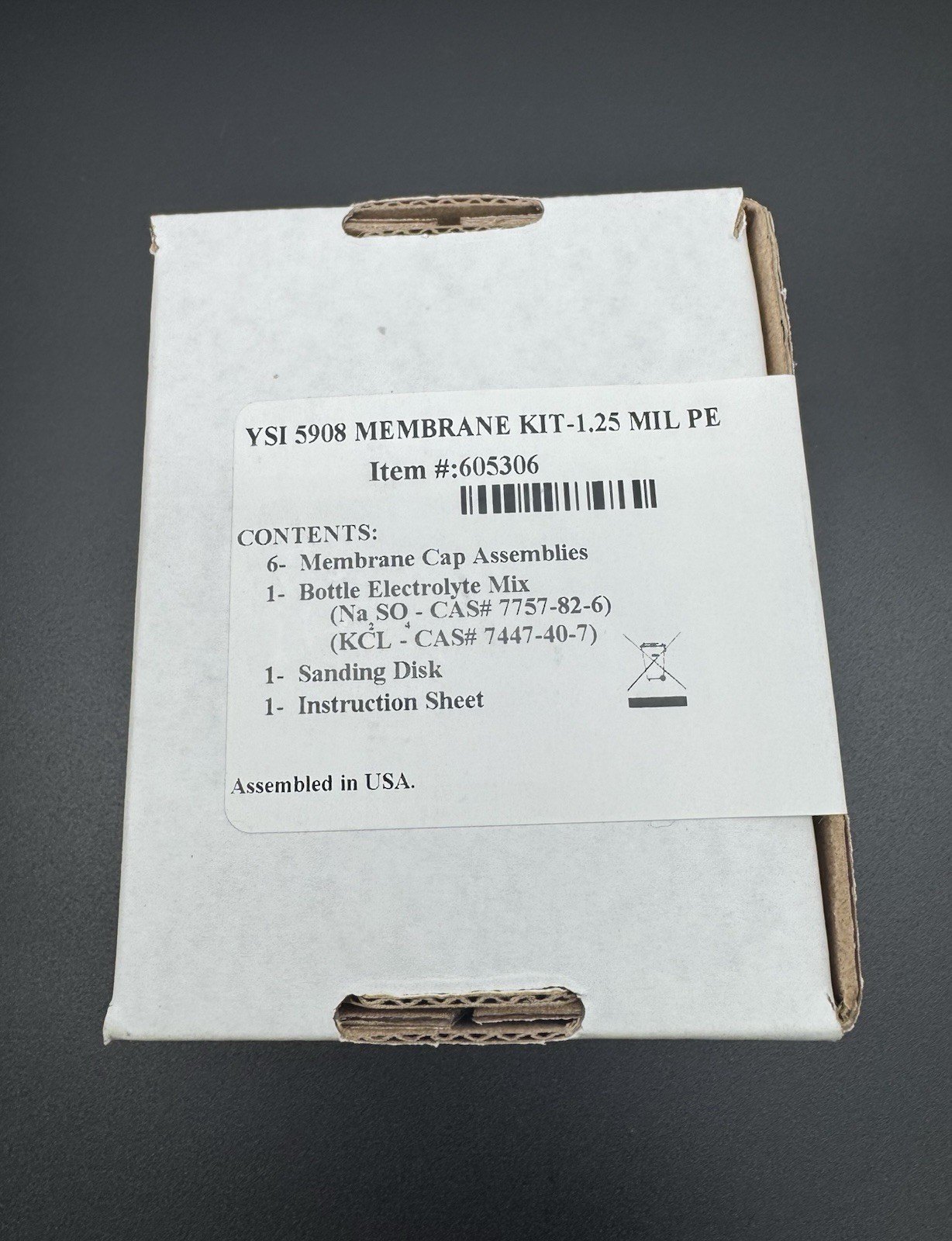 YSI DO Cap Membrane Kit for Polarographic Sensor 5908