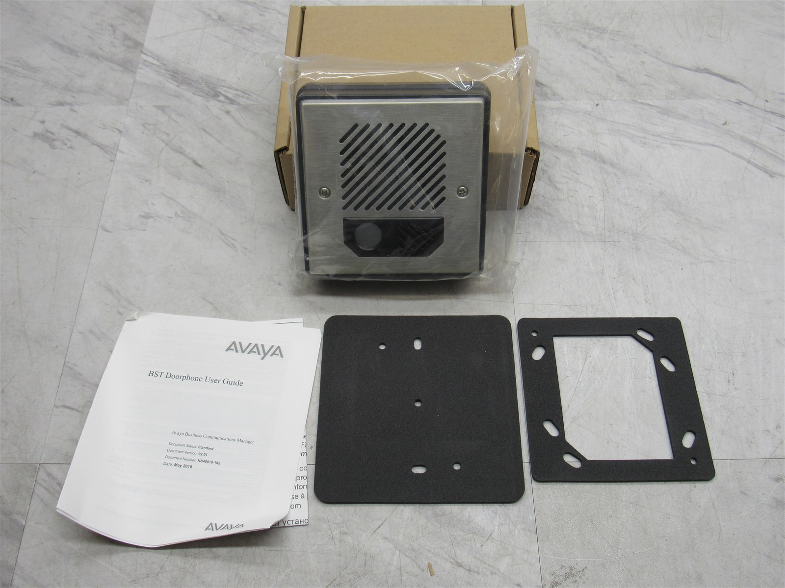 NEW Avaya BST Doorphone NT8B79FDE6 Stainless Steel Digital Doorbell Phone