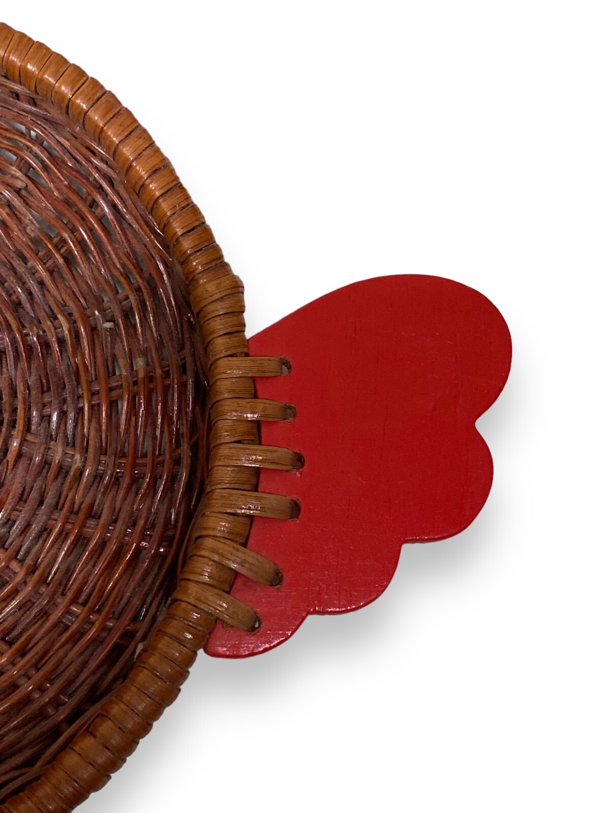 Chicken Shaped Wicker Basket Coaster?