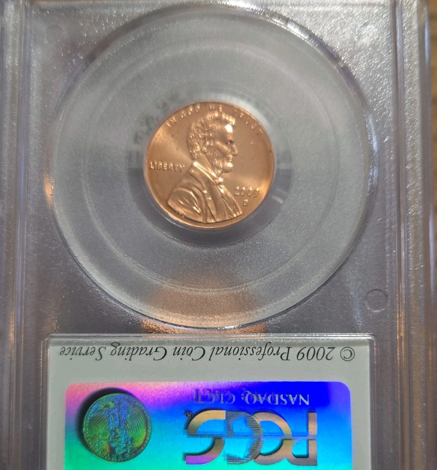 2009 1C PCGS MS65RD Lincoln Formative Years First Day Issue Cent