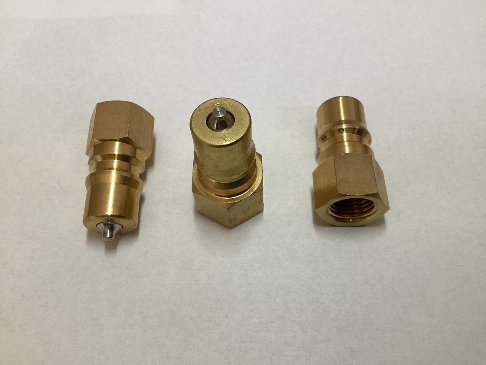 Male 1/4" Brass Quick Disconnect Coupler Carpet Cleaning Hose (Pack of 3)