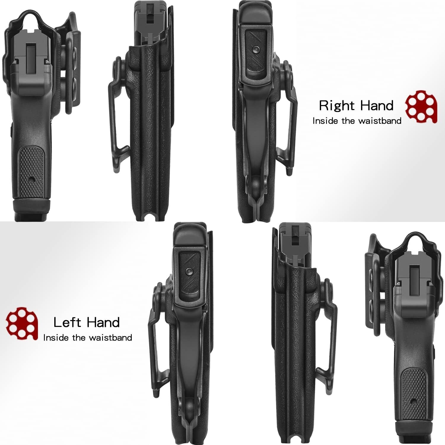 Amberide Ruger IWB KYDEX Holster for Ruger LCP 380 Auto Inside Pistol Concealed