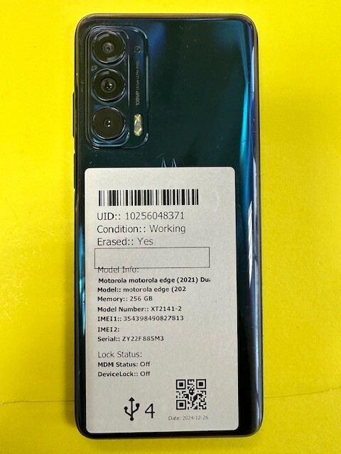 Motorola Edge 5g UW (2021) - 256 GB - (Verizon) -Good Condition