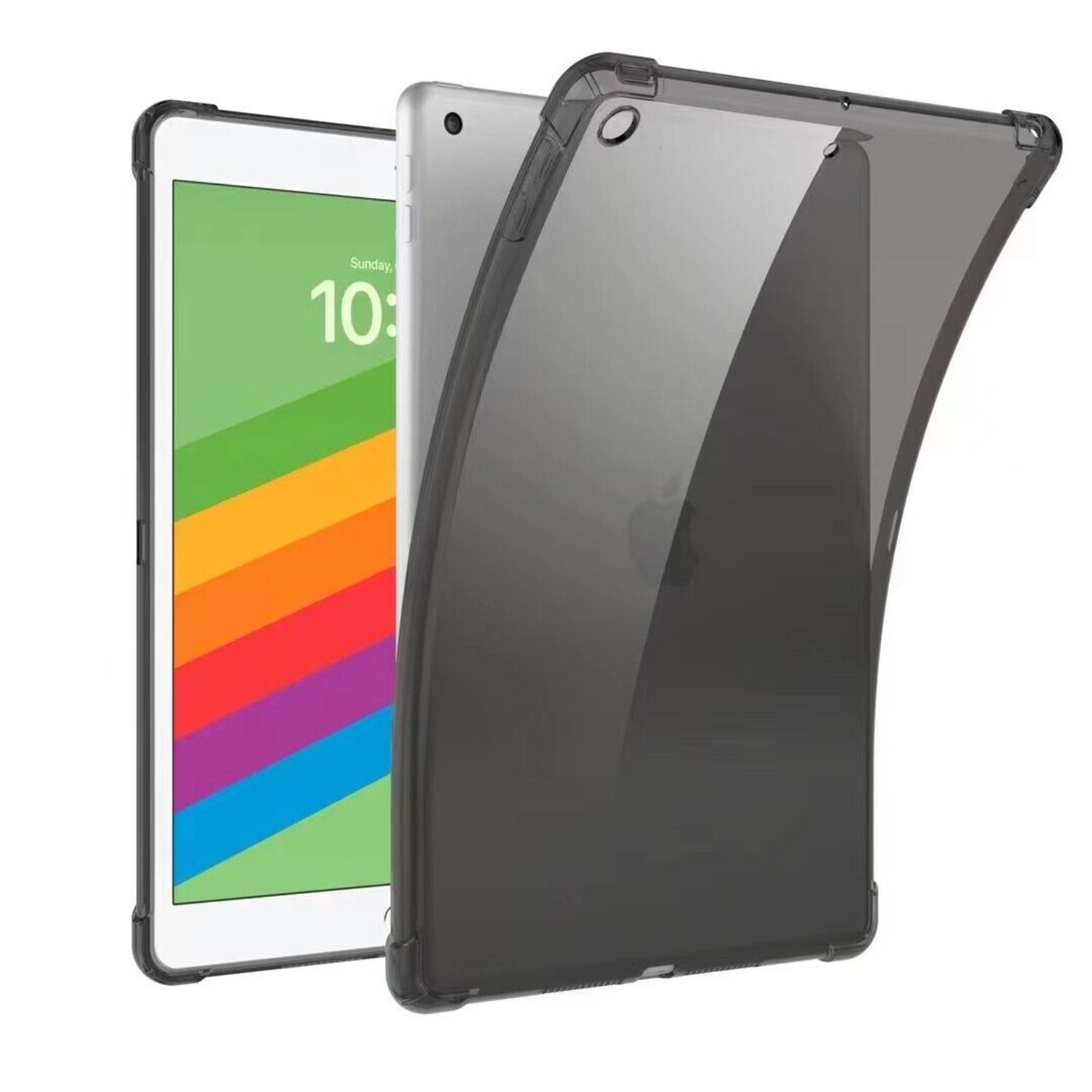 For iPad 6th 7th 8th 9th Gen Mini Air Slim Clear Soft TPU Shockproof Case Cover