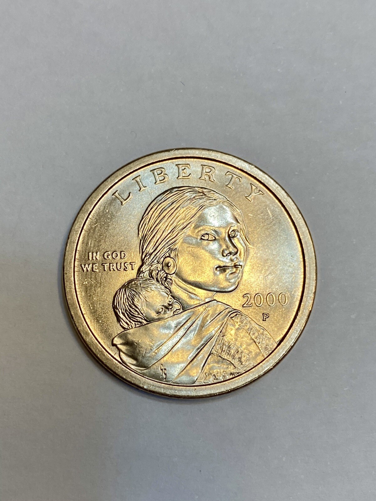 RARE 2000 P Sacagawea Native American Golden One Dollar US Mint Coin