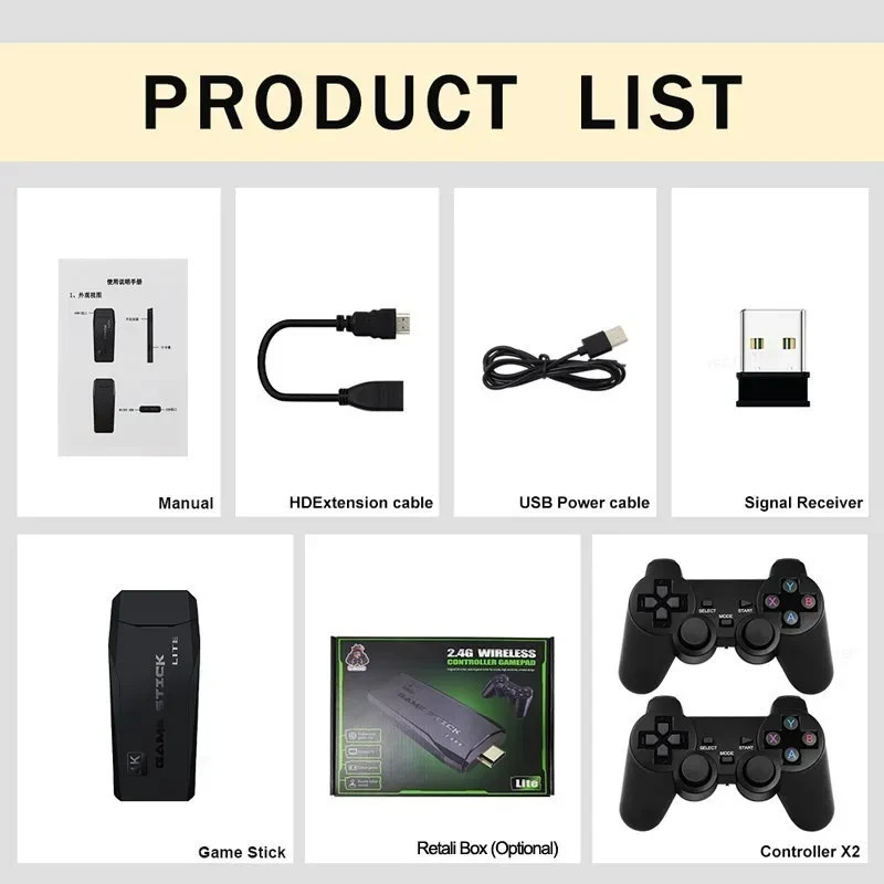 M8 Video Game Console 4K HD