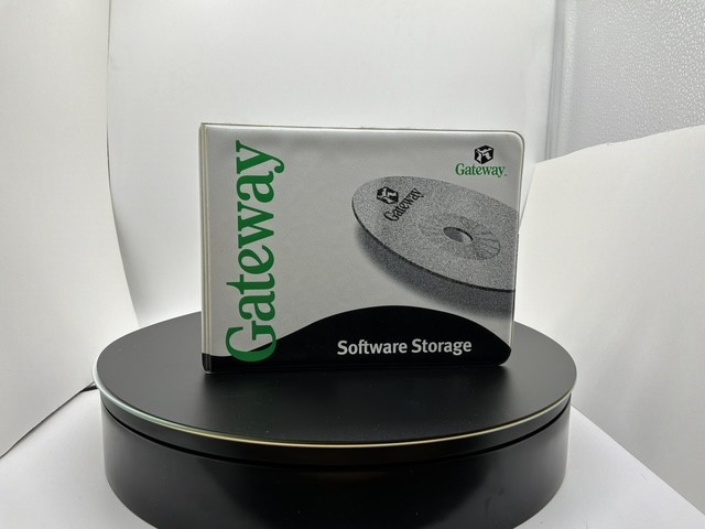 Vintage Gateway Computer Software Storage Binder 8 Titles Included