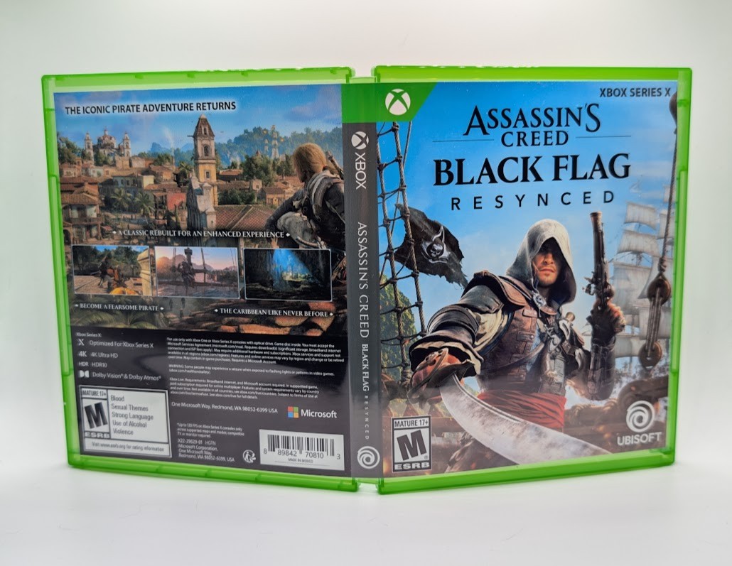 Assassin's Creed IV Black Flag Resynced - Xbox Series X Empty Game Case(No Game)