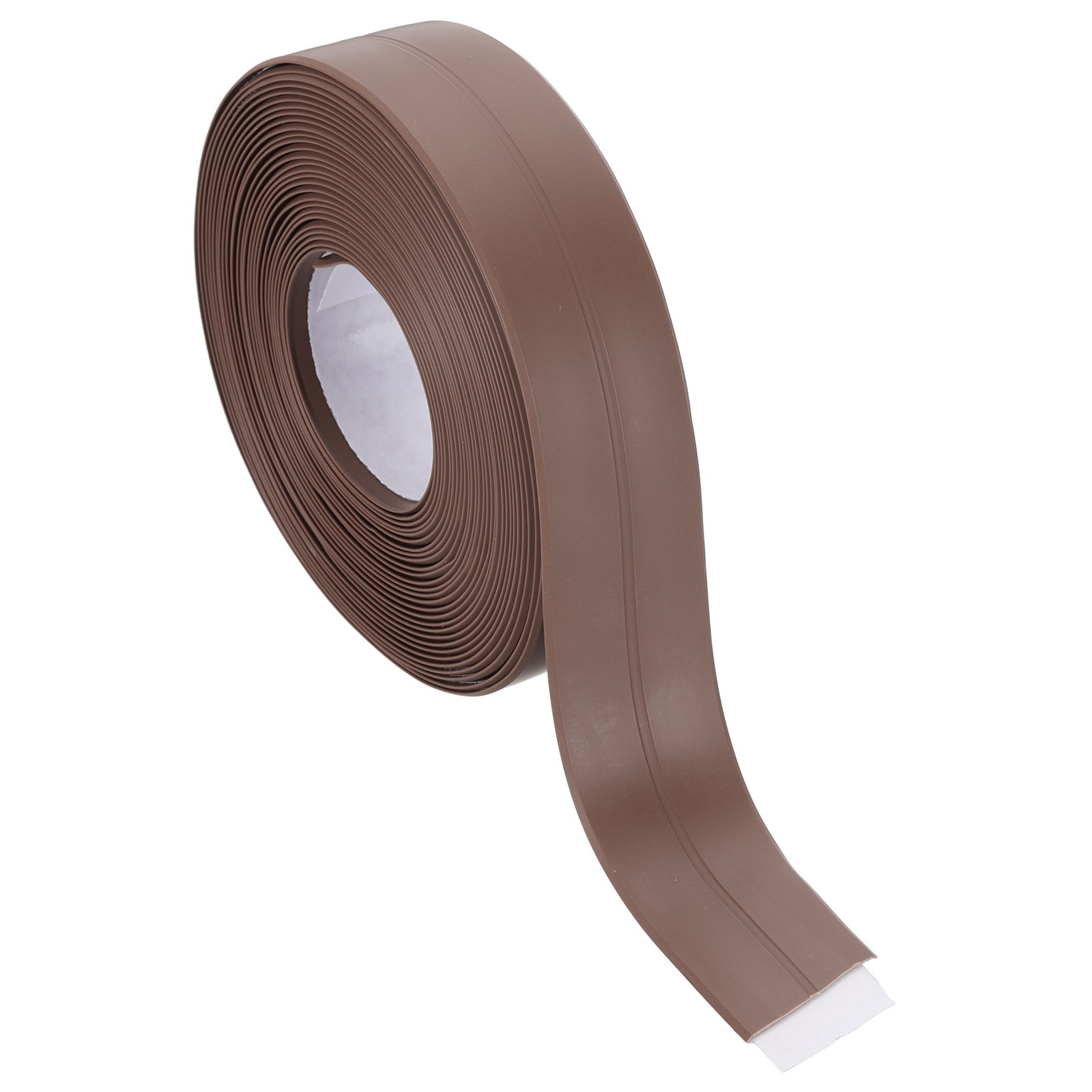 1" x 16.4 ft Caulk Tape, Caulk Strips PVC Self Adhesive for Bathroom, Brown