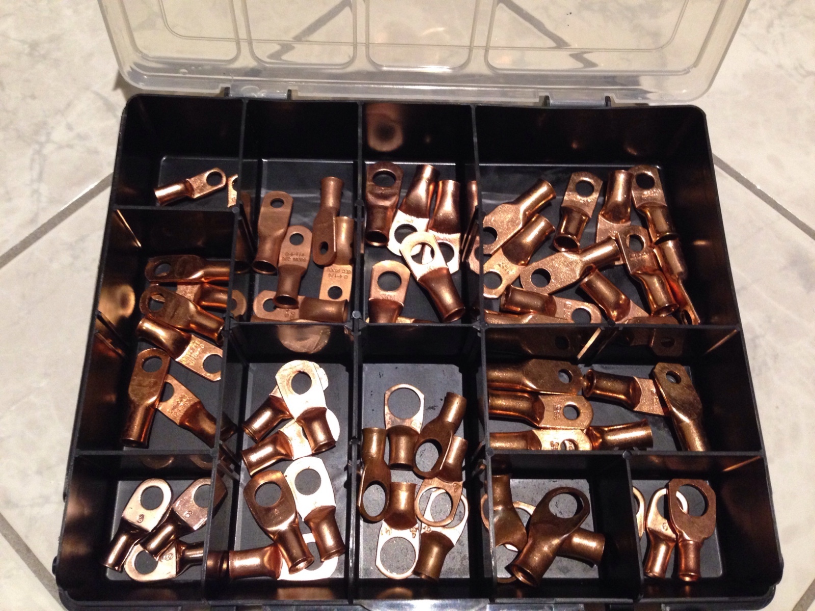 60pcs Copper Lug Assortment