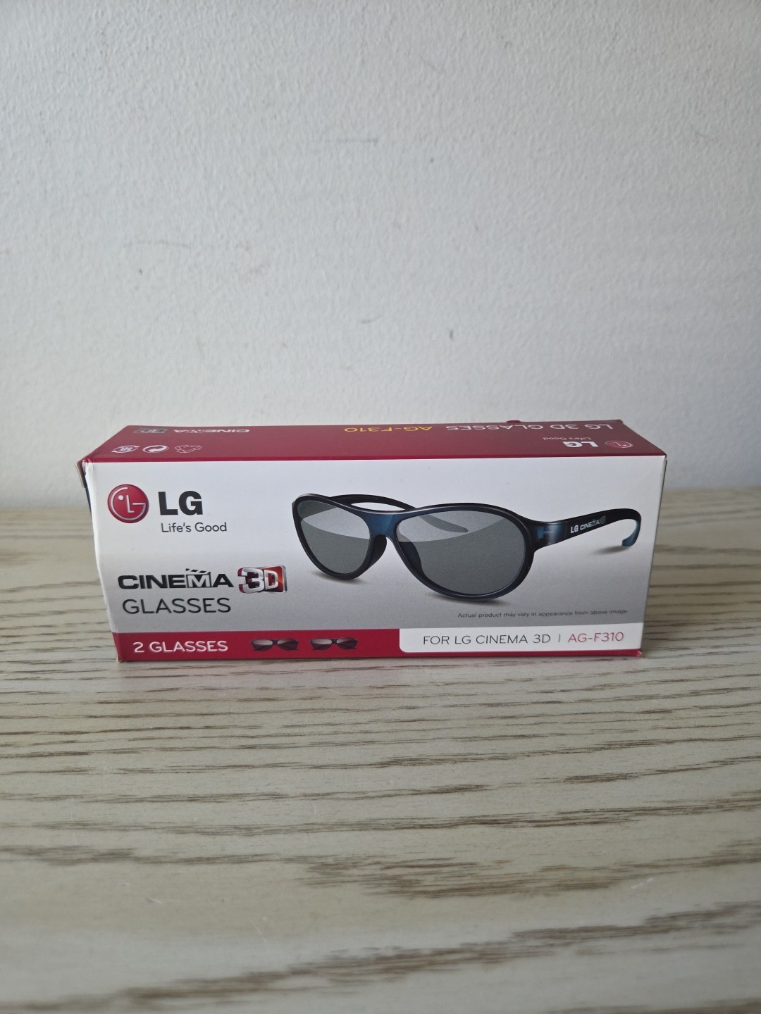 LG Cinema 3D Glasses - 2-Pack - #AG-F310 - New