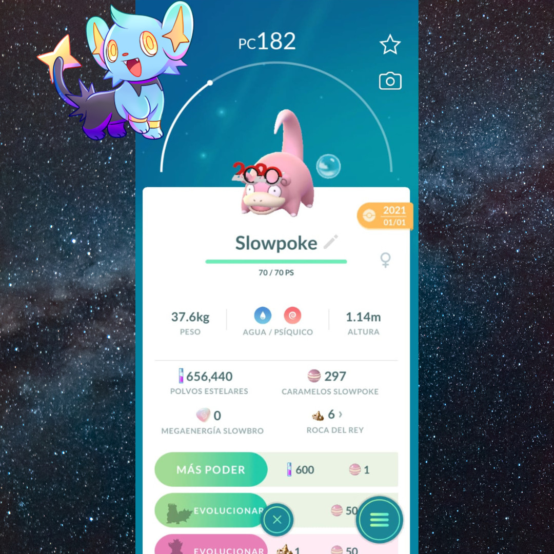 Slowpoke ( 2020 Sunglasses ) - Pokémon Go Trade ✨