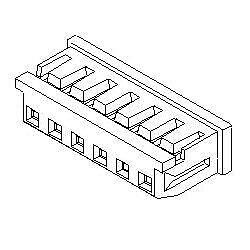 20Pcs 51065-0800  Headers & Wire Housings 2MM W-T-B HSG 8P friction lock