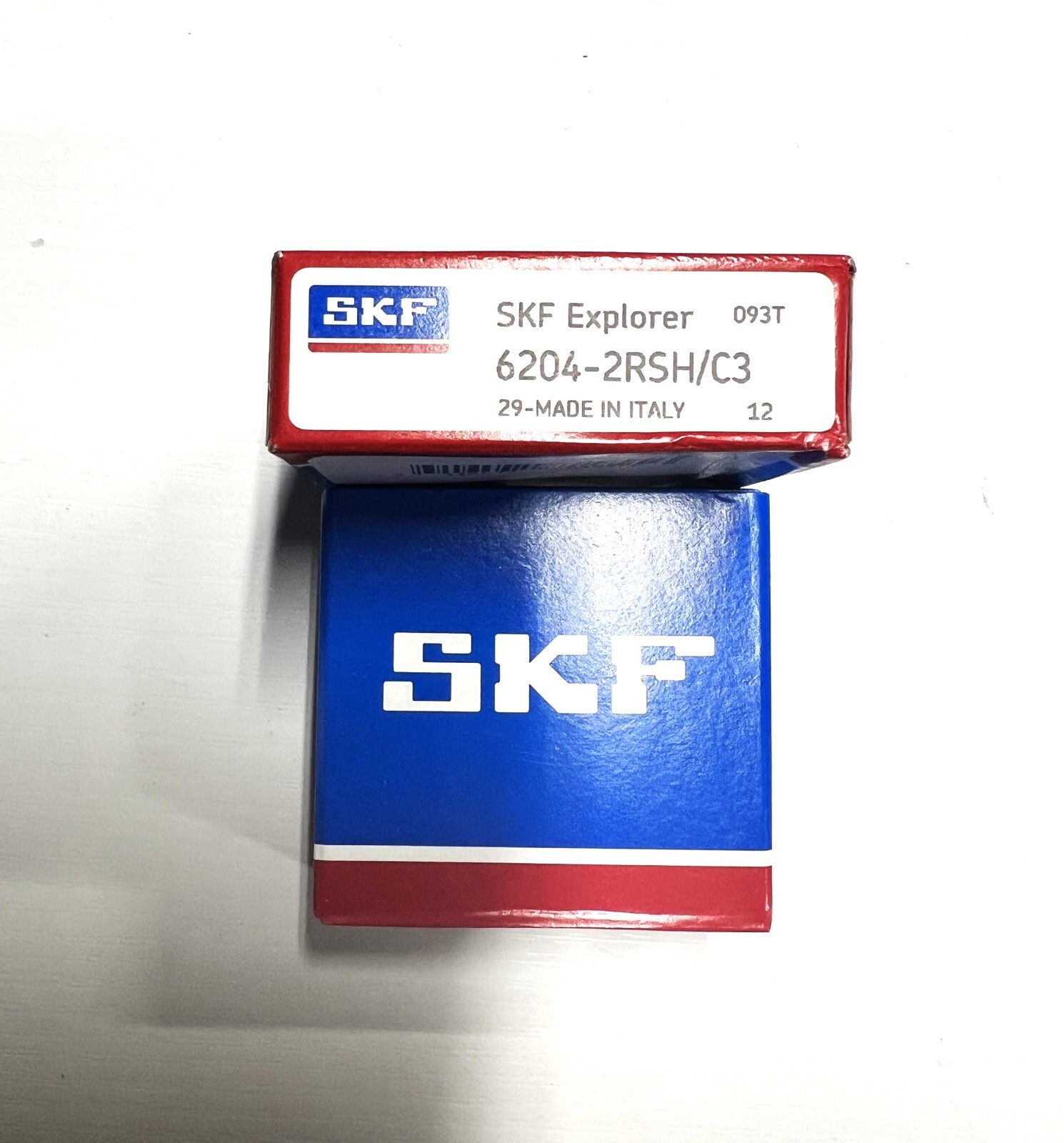 (2Pack) 6204-2RS/C3 SKF RUBBERS SEAL BALL BEARING 20X47X14 mm ITALY/BULGARIA NEW