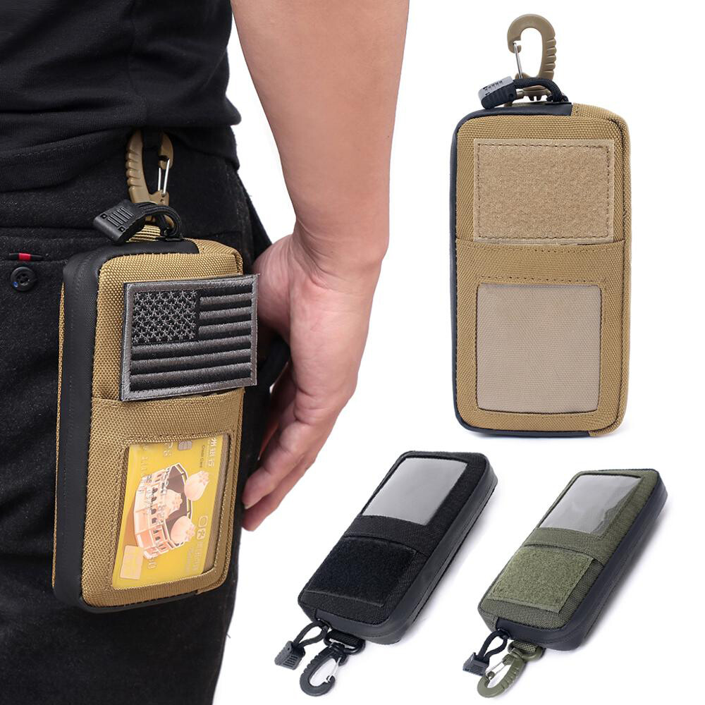 Tactical Molle Pouch Waist Bag Utility EDC Tool Pouch Key Coin Purse Card Holder