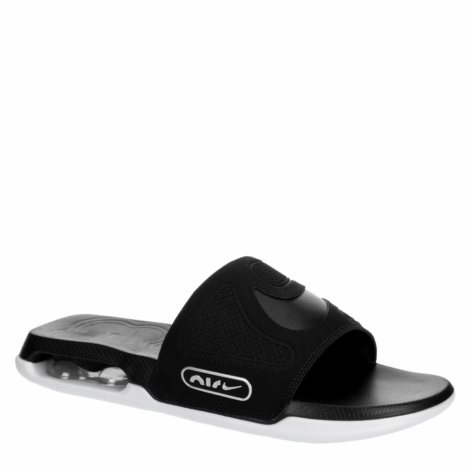 MENS AIR MAX CIRRO SLIDE SANDAL BLACK AND WHITE SIZES 10 & 11