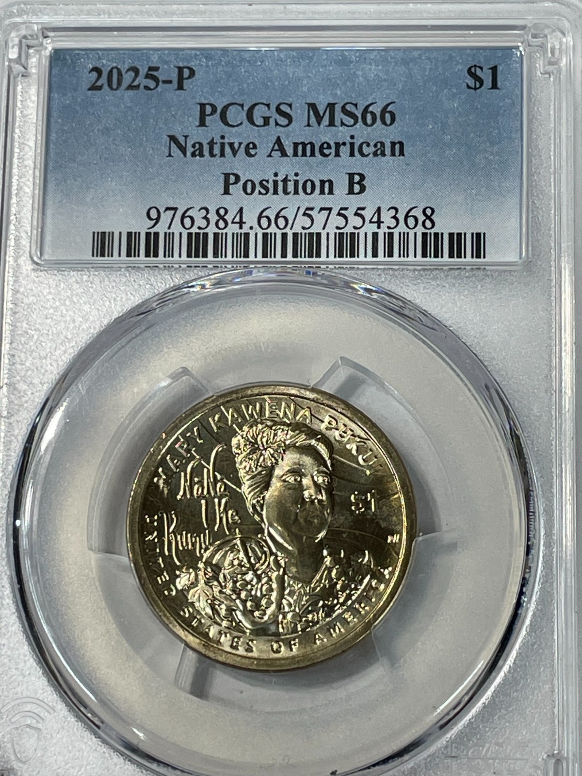 2025-P PCGS MS66 Native American Position B Sacagawea