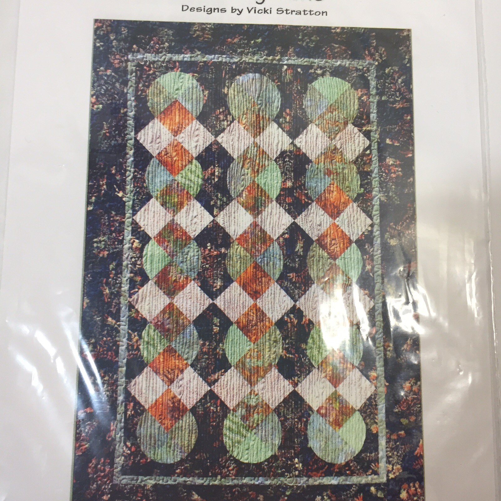 Dew Drops Quilt Pattern 52" x 77" Quilting Time Curved Blocks