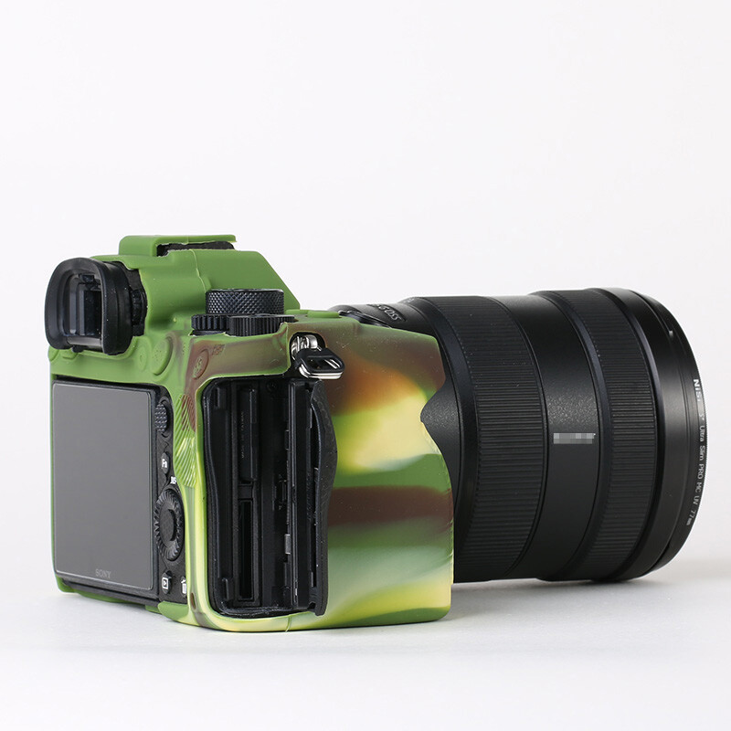 Rubber Silicon Body Case Protector Frame Skin For Sony A74 A7R4 Camera