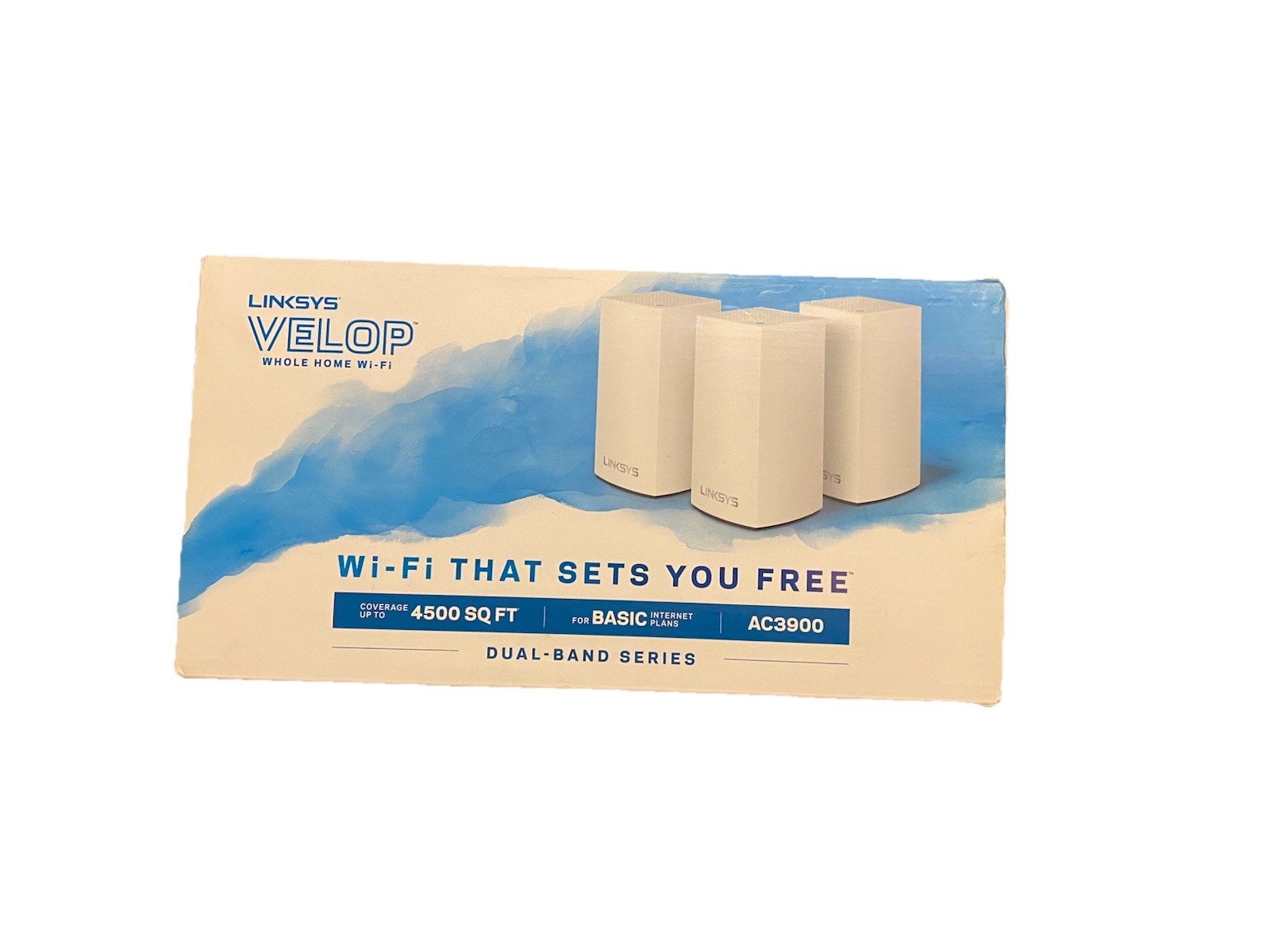 Linksys Velop Set AC3900 Dual Band Series. Coverage Up To 4500 Sq Ft READ