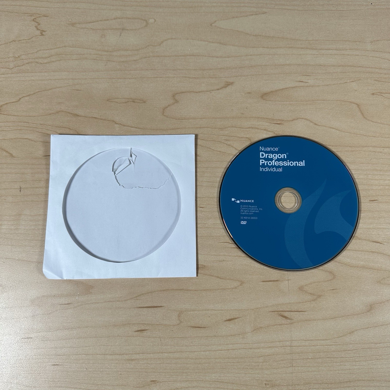 Nuance Dragon Professional Individual Speech Recognition Software V. 14 Disc Onl