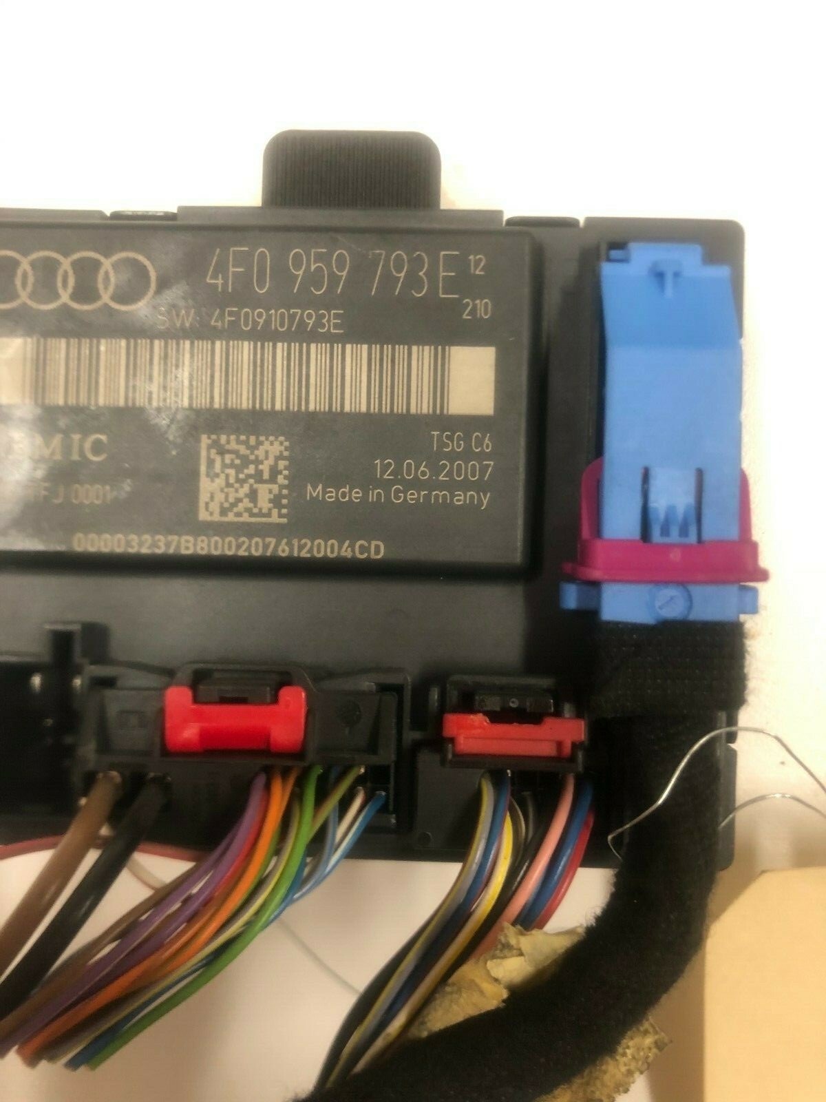 2006-2008 Audi A6 Left Front Control Module Computer 4FD-959-793E #A62