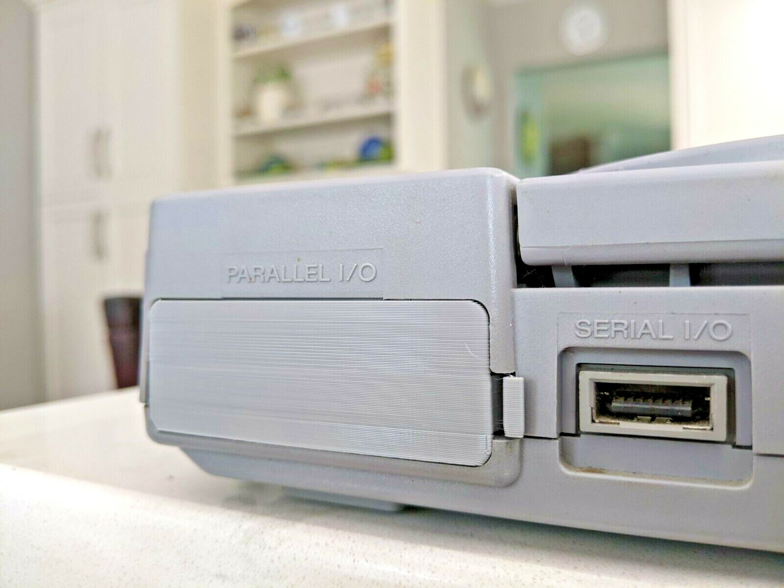 PS1 Parallel Port Cover Replacement - 3D Printed