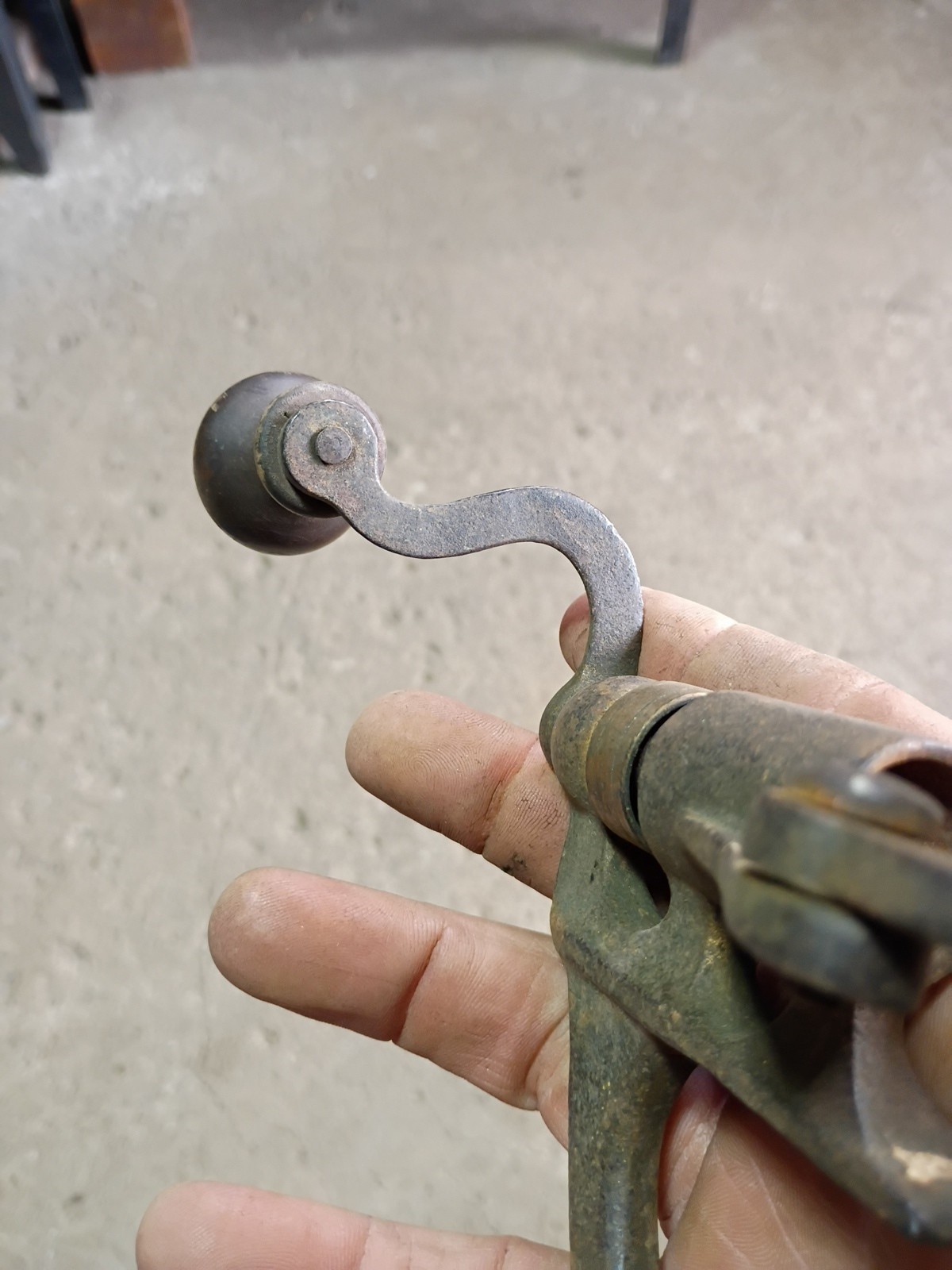 Vintage No. 1 BGI Co. 12 Gauge Hand Crank Crimping Tool Clamp On Reloading